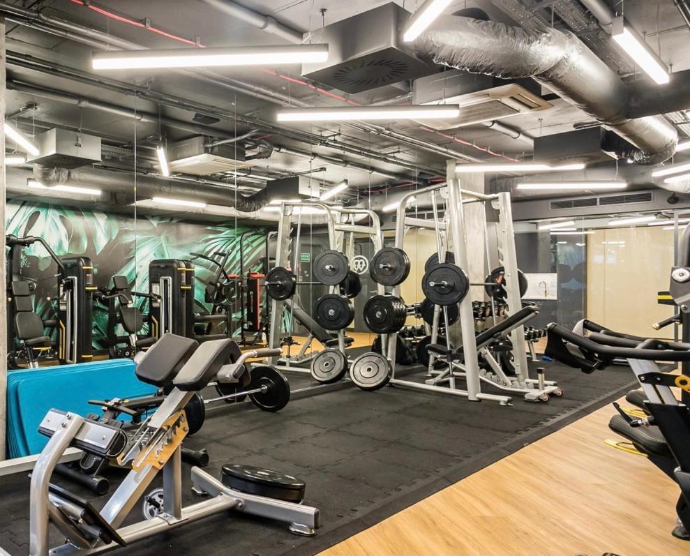 Exclusive 2Br! Apartment In Center +Netflix +Gym Warschau Buitenkant foto